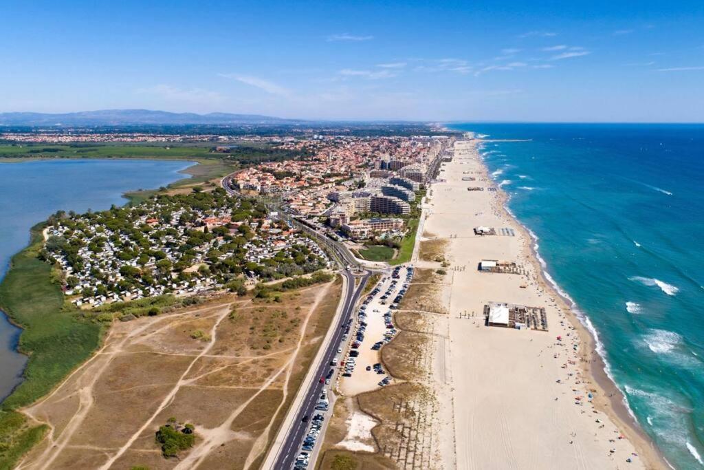 Appart T2 Calme - Centre De Canet - Parking - Clim Extérieur photo