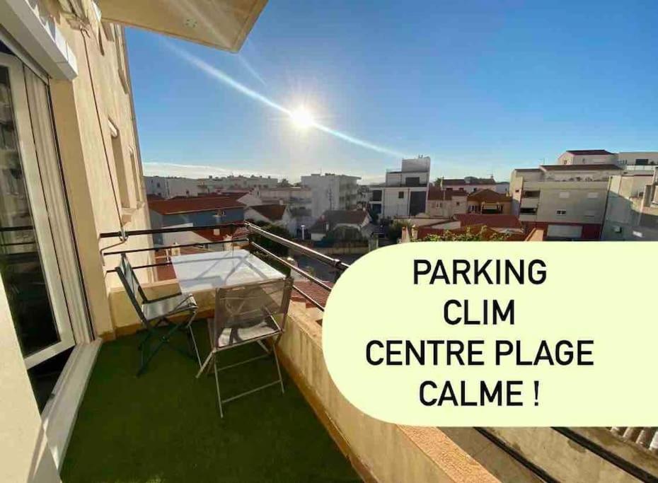 Appart T2 Calme - Centre De Canet - Parking - Clim Extérieur photo